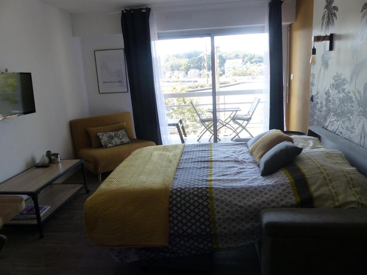 Studio Expose Plein Sud Vu Sur Le Port De Plaisance Perros-Guirec Eksteriør billede